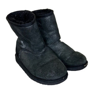 UGG Black Classic Short Girls Boots